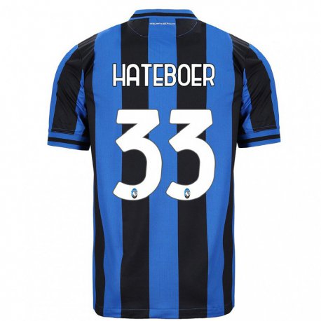 Kandiny Muži Hans Hateboer #33 Modrá Čierna Dresy Hazai Csapatmez 2022/23 Triĭká