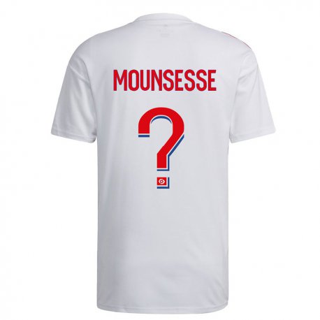 Kandiny Muži Jeremy Mounsesse #0 Biela Modrá Červená Dresy Hazai Csapatmez 2022/23 Triĭká