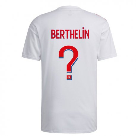 Kandiny Muži Romain Berthelin #0 Biela Modrá Červená Dresy Hazai Csapatmez 2022/23 Triĭká