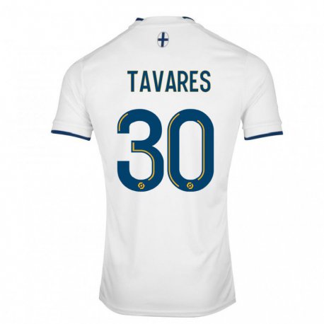 Kandiny Muži Nuno Tavares #30 Biely Zafír Dresy Hazai Csapatmez 2022/23 Triĭká