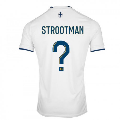Kandiny Muži Kevin Strootman #0 Biely Zafír Dresy Hazai Csapatmez 2022/23 Triĭká