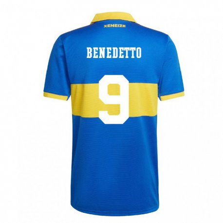 Kandiny Muži Dario Benedetto #9 Olympijská Žltá Dresy Hazai Csapatmez 2022/23 Triĭká
