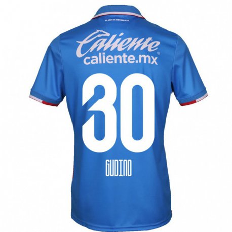 Kandiny Muži Andres Gudino #30 Azúrovo Modrá Dresy Hazai Csapatmez 2022/23 Triĭká