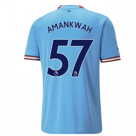 Kandiny Muži Yeboah Amankwah #57 Modrá Červená Dresy Hazai Csapatmez 2022/23 Triĭká