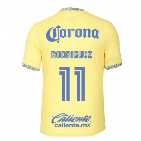 Kandiny Muži Jonathan Rodriguez #11 Citrónová Žltá Dresy Hazai Csapatmez 2022/23 Triĭká