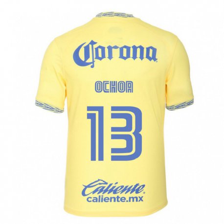 Kandiny Muži Guillermo Ochoa #13 Citrónová Žltá Dresy Hazai Csapatmez 2022/23 Triĭká