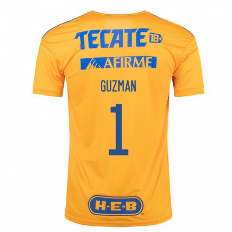 Kandiny Muži Nahuel Guzman #1 Čmeliak Žltý Dresy Hazai Csapatmez 2022/23 Triĭká