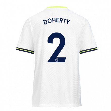 Kandiny Muži Matt Doherty #2 Biela Zelená Dresy Hazai Csapatmez 2022/23 Triĭká