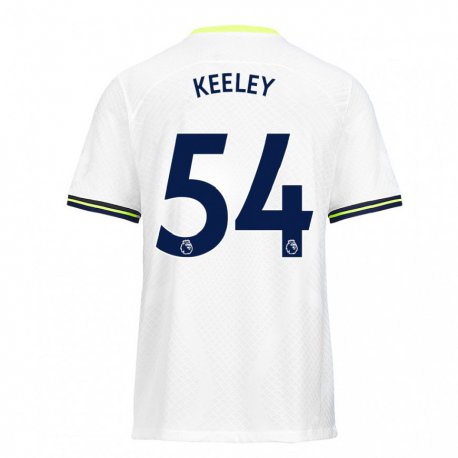 Kandiny Muži Josh Keeley #54 Biela Zelená Dresy Hazai Csapatmez 2022/23 Triĭká