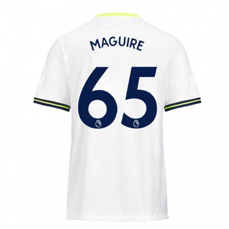 Kandiny Muži Aaron Maguire #65 Biela Zelená Dresy Hazai Csapatmez 2022/23 Triĭká
