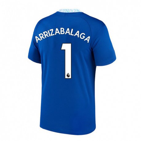 Kandiny Muži Kepa Arrizabalaga #1 Tmavomodrá Dresy Hazai Csapatmez 2022/23 Triĭká