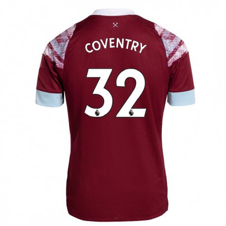 Kandiny Muži Conor Coventry #32 Klaret Dresy Hazai Csapatmez 2022/23 Triĭká