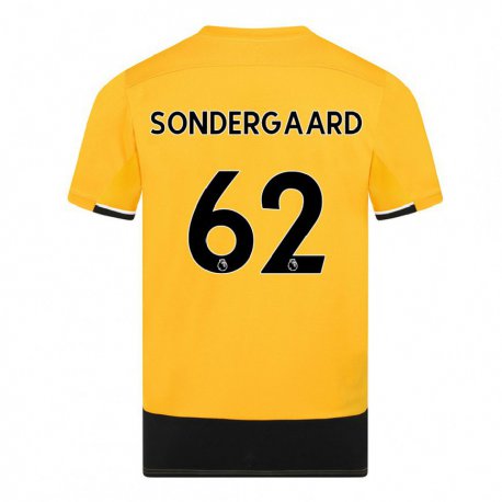 Kandiny Muži Andreas Sondergaard #62 Žltá Čierna Dresy Hazai Csapatmez 2022/23 Triĭká