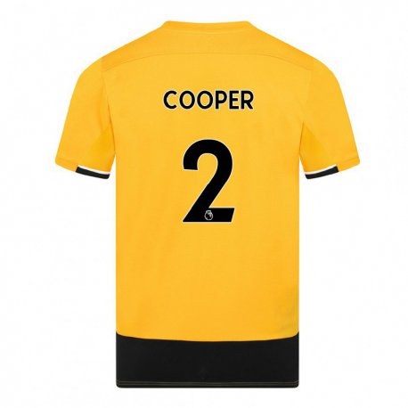 Kandiny Muži Laura Cooper #2 Žltá Čierna Dresy Hazai Csapatmez 2022/23 Triĭká