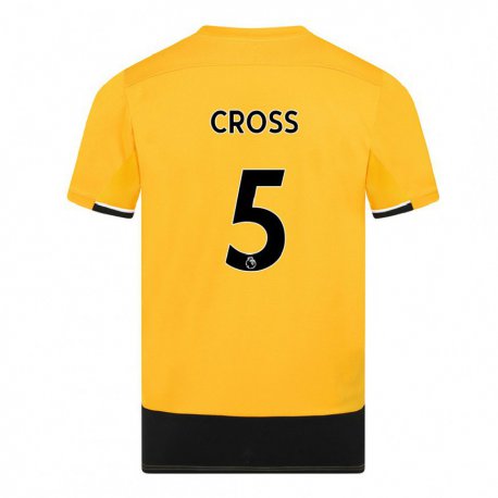Kandiny Muži Emma Cross #5 Žltá Čierna Dresy Hazai Csapatmez 2022/23 Triĭká