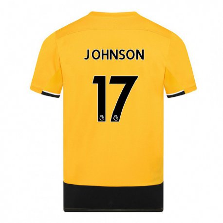 Kandiny Muži Katie Johnson #17 Žltá Čierna Dresy Hazai Csapatmez 2022/23 Triĭká