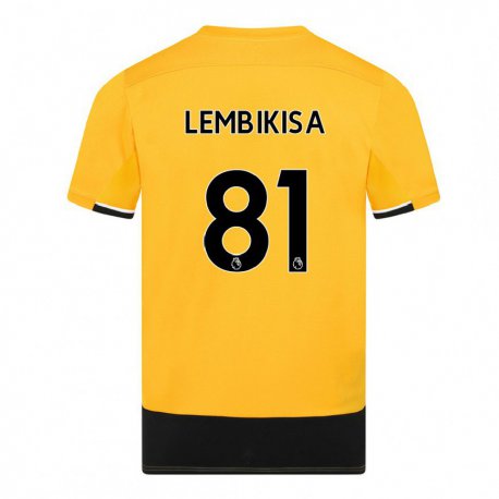 Kandiny Muži Dexter Lembikisa #81 Žltá Čierna Dresy Hazai Csapatmez 2022/23 Triĭká