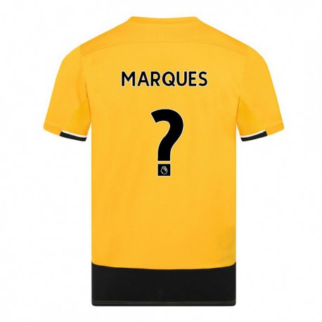 Kandiny Muži Christian Marques #0 Žltá Čierna Dresy Hazai Csapatmez 2022/23 Triĭká