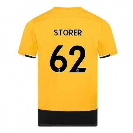 Kandiny Muži James Storer #62 Žltá Čierna Dresy Hazai Csapatmez 2022/23 Triĭká