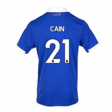 Kandiny Muži Hannah Cain #21 Modrá Biela Dresy Hazai Csapatmez 2022/23 Triĭká