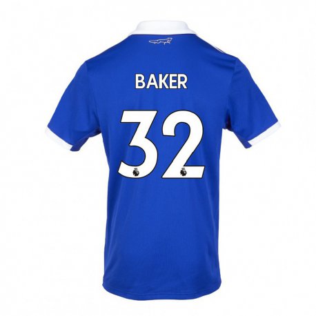 Kandiny Muži Ava Baker #32 Modrá Biela Dresy Hazai Csapatmez 2022/23 Triĭká