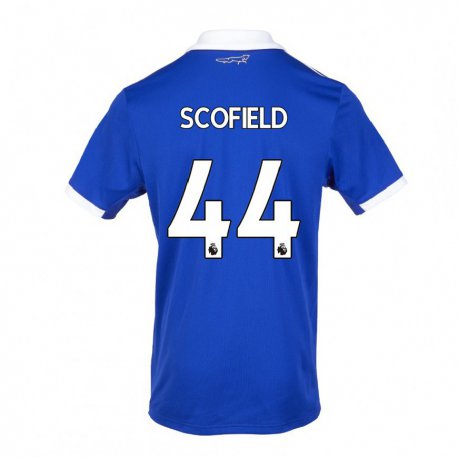 Kandiny Muži Connie Scofield #44 Modrá Biela Dresy Hazai Csapatmez 2022/23 Triĭká