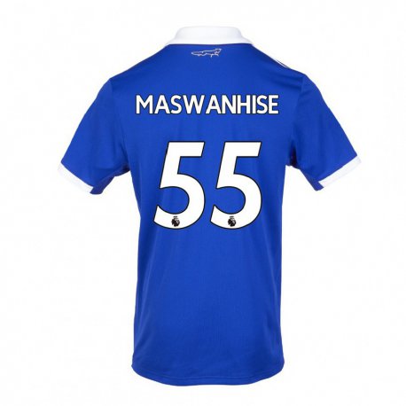 Kandiny Muži Tawanda Maswanhise #55 Modrá Biela Dresy Hazai Csapatmez 2022/23 Triĭká