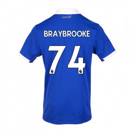 Kandiny Muži Sammy Braybrooke #74 Modrá Biela Dresy Hazai Csapatmez 2022/23 Triĭká