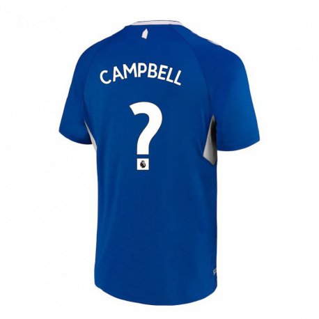 Kandiny Muži Elijah Campbell #0 Tmavomodrá Biela Dresy Hazai Csapatmez 2022/23 Triĭká