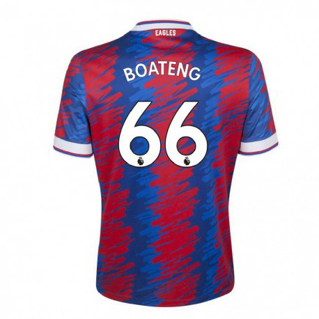Kandiny Muži David Boateng #66 Červená Modrá Dresy Hazai Csapatmez 2022/23 Triĭká