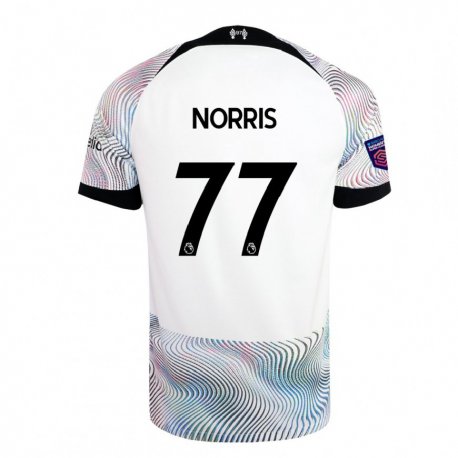 Kandiny Muži James Norris #77 Biela Farebná Dresy Idegenbeli Csapatmez 2022/23 Triĭká