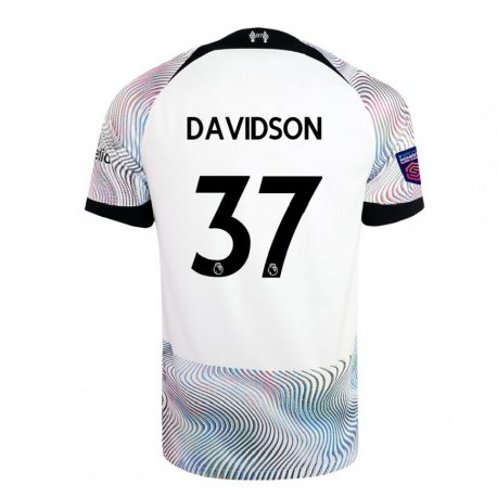Kandiny Muži Josh Davidson #37 Biela Farebná Dresy Idegenbeli Csapatmez 2022/23 Triĭká