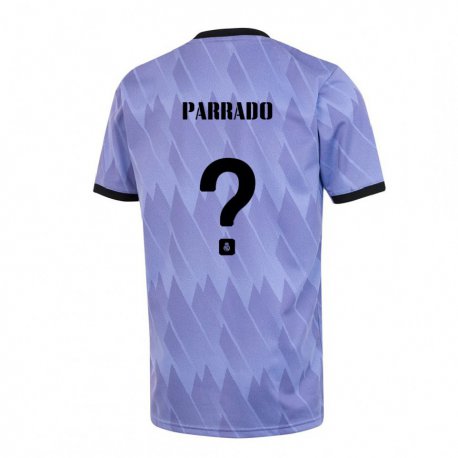 Kandiny Muži Diego Parrado #0 Fialová Čierna Dresy Idegenbeli Csapatmez 2022/23 Triĭká