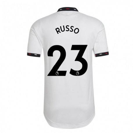 Kandiny Muži Alessia Russo #23 Biely Dresy Idegenbeli Csapatmez 2022/23 Triĭká