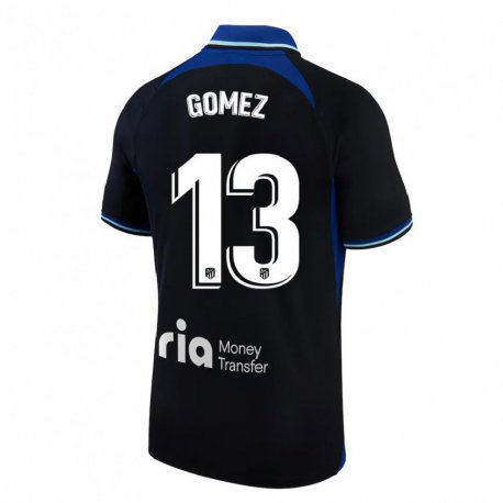 Kandiny Muži Christian Gomez #13 Čierna Biela Modrá Dresy Idegenbeli Csapatmez 2022/23 Triĭká