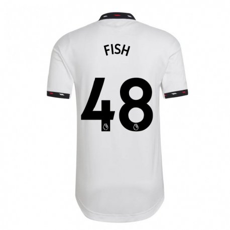 Kandiny Muži Will Fish #48 Biely Dresy Idegenbeli Csapatmez 2022/23 Triĭká