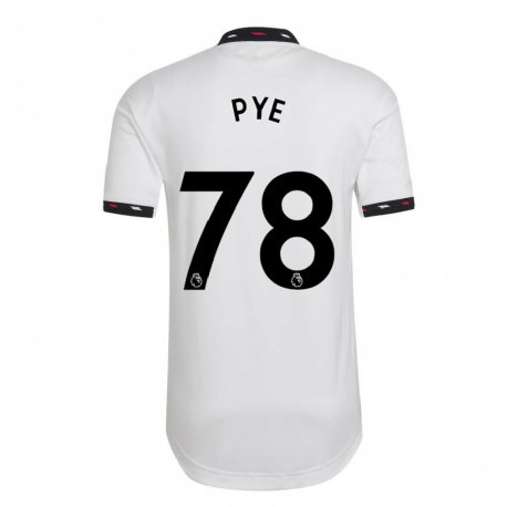 Kandiny Muži Logan Pye #78 Biely Dresy Idegenbeli Csapatmez 2022/23 Triĭká