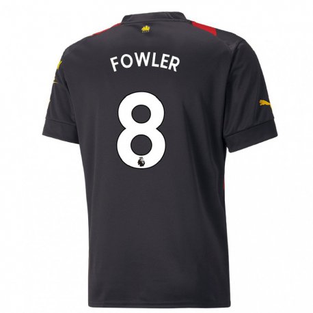 Kandiny Muži Mary Fowler #8 Čierna Červená Dresy Idegenbeli Csapatmez 2022/23 Triĭká