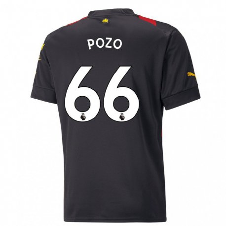 Kandiny Muži Iker Pozo #66 Čierna Červená Dresy Idegenbeli Csapatmez 2022/23 Triĭká