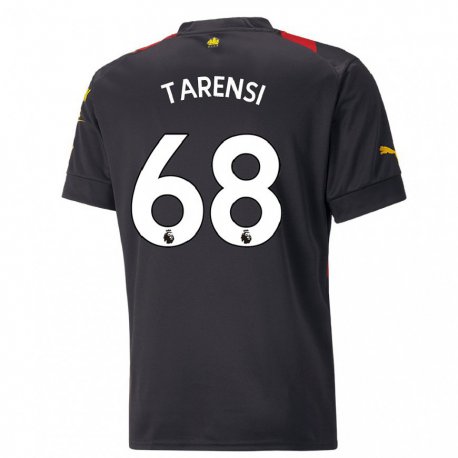 Kandiny Muži Oscar Tarensi #68 Čierna Červená Dresy Idegenbeli Csapatmez 2022/23 Triĭká