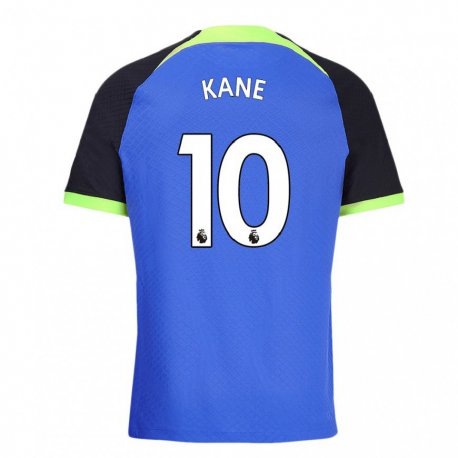 Kandiny Muži Harry Kane #10 Modro Zelená Dresy Idegenbeli Csapatmez 2022/23 Triĭká