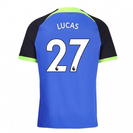 Kandiny Muži Lucas Moura #27 Modro Zelená Dresy Idegenbeli Csapatmez 2022/23 Triĭká