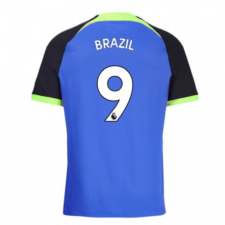 Kandiny Muži Ellie Brazil #9 Modro Zelená Dresy Idegenbeli Csapatmez 2022/23 Triĭká