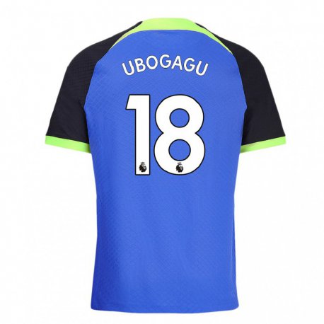 Kandiny Muži Chioma Ubogagu #18 Modro Zelená Dresy Idegenbeli Csapatmez 2022/23 Triĭká