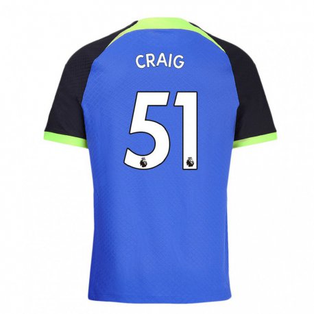 Kandiny Muži Matthew Craig #51 Modro Zelená Dresy Idegenbeli Csapatmez 2022/23 Triĭká