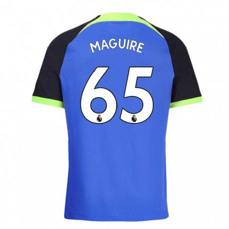 Kandiny Muži Aaron Maguire #65 Modro Zelená Dresy Idegenbeli Csapatmez 2022/23 Triĭká