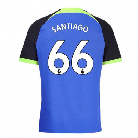 Kandiny Muži Yago Santiago #66 Modro Zelená Dresy Idegenbeli Csapatmez 2022/23 Triĭká