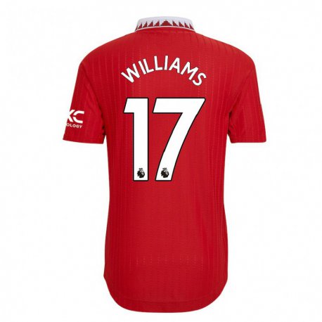 Kandiny Ženy Rachel Williams #17 Červená Dresy Hazai Csapatmez 2022/23 Triĭká
