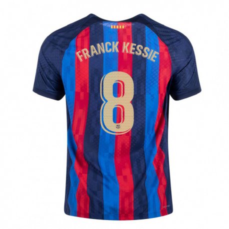Kandiny Ženy Franck Kessie #8 Modrá Šarlátová Dresy Hazai Csapatmez 2022/23 Triĭká
