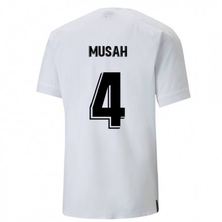 Kandiny Ženy Yunus Musah #4 Krémovo Biela Dresy Hazai Csapatmez 2022/23 Triĭká
